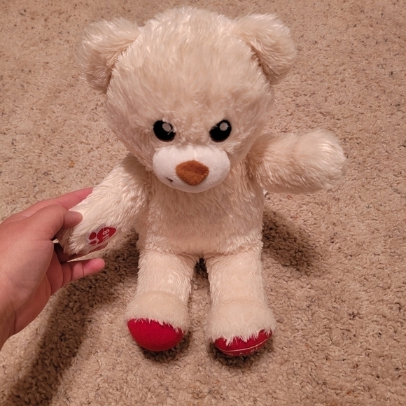 BAB Build-A-Bear Workshop National Teddy Bear Day 2019 Crème White - Picture 1 of 9